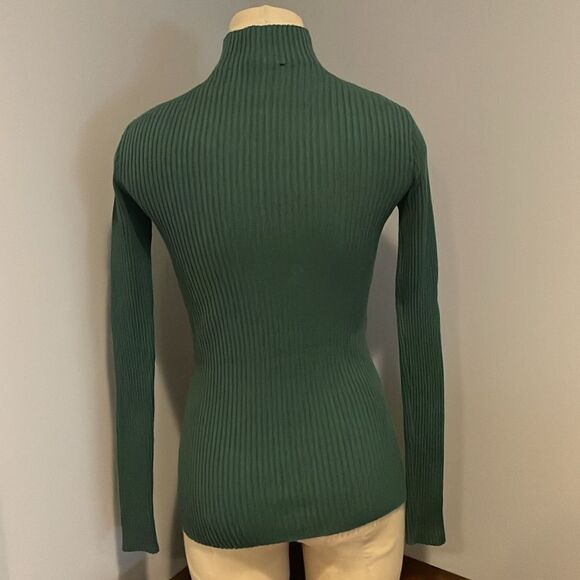 Boston Proper Embellished Illusion Mock Neck Sweater Size XXS - Picture 8 of 14